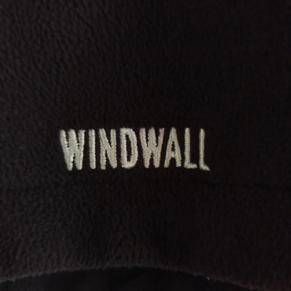 The North Face Mens WindWall Fleece Vest Black XL Full Zip Softshell Outdoor